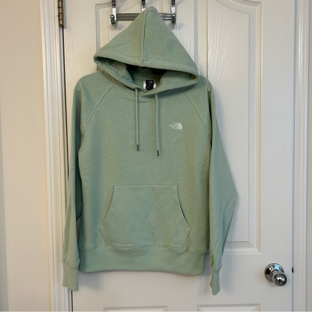 NEW The North Face Evolution pullover fleece hoodie in Misty Sage Size S - Picture 5 of 13